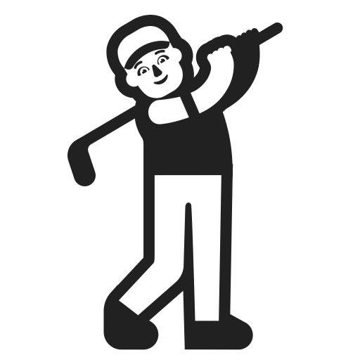 Man-Golfing-Default icon