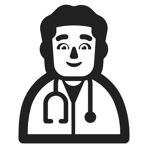 Man Health Worker Default icon