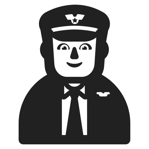 Man Pilot Default icon