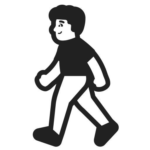 Man Walking Default icon