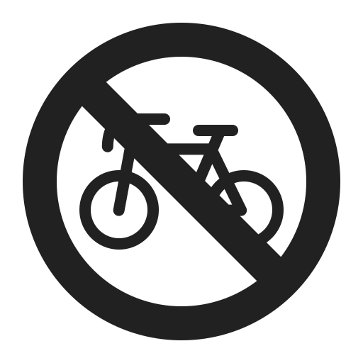 No-Bicycles icon
