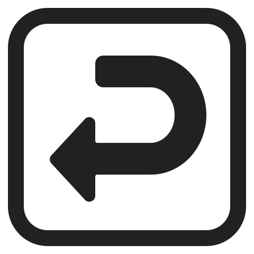 Right-Arrow-Curving-Left icon