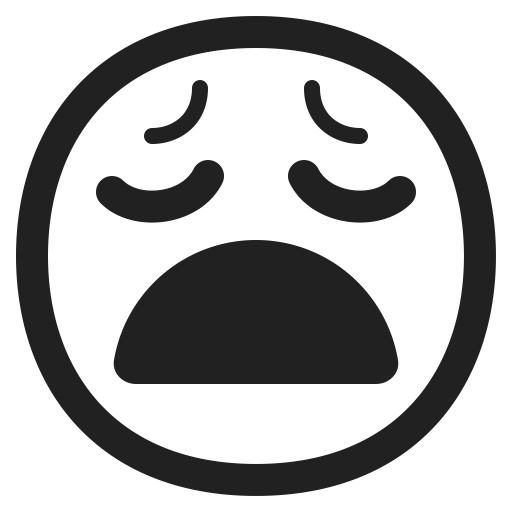 Weary Face icon