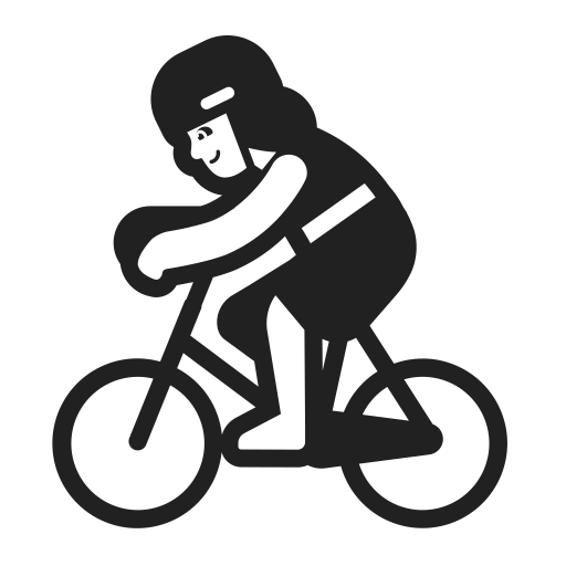 Woman-Biking-Default icon