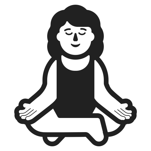 Woman-In-Lotus-Position-Default icon