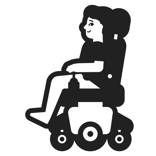 Woman-In-Motorized-Wheelchair-Default icon