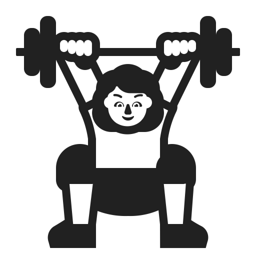 Woman-Lifting-Weights-Default icon