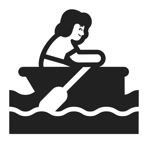 Woman-Rowing-Boat-Default icon