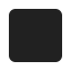 Black Medium Square icon