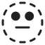 Dotted Line Face icon