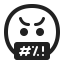 Face With Symbols On Mouth icon