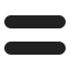 Heavy Equals Sign icon