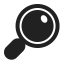 Magnifying Glass Tilted Right icon