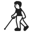 Man With White Cane Default icon