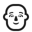 Person Bald Default icon