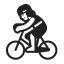 Woman Biking Default icon