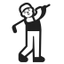 Man-Golfing-Default icon