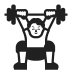 Person-Lifting-Weights-Default icon
