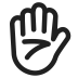 Raised-Hand-Default icon
