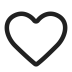 White-Heart icon