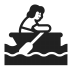 Woman-Rowing-Boat-Default icon