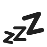 Zzz Icon | FluentUI Emoji Mono Iconpack | Microsoft