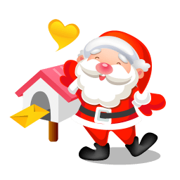 Santa mail icon