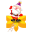 Santa-flower icon