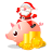 Santa-piggy-bank icon
