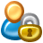 User-lock icon