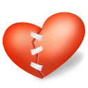 Heart patched icon