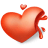 Heart-blood icon
