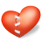 Heart-patched icon