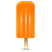 Ice-cream-orange icon