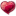 Heart red icon