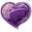 Heart-violet icon