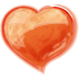 Heart-orange icon