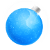 Christmas-ball-blue icon