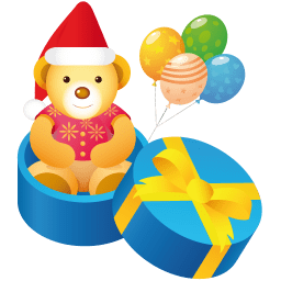 Teddy gift icon