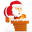 Santa chimney icon