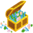 Treasure-chest-open icon