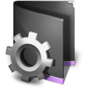 Smart Folder Black icon
