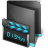 Movie-Folder-Black icon