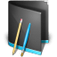 Applications Folder Black icon