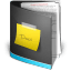 Documents Folder Black icon