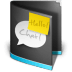Chat-Folder-Black icon
