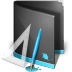 Designs-Folder-Black icon