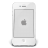 IPhone-White-Apple icon