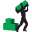 Worker green icon