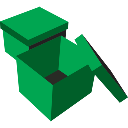Boxes-green icon